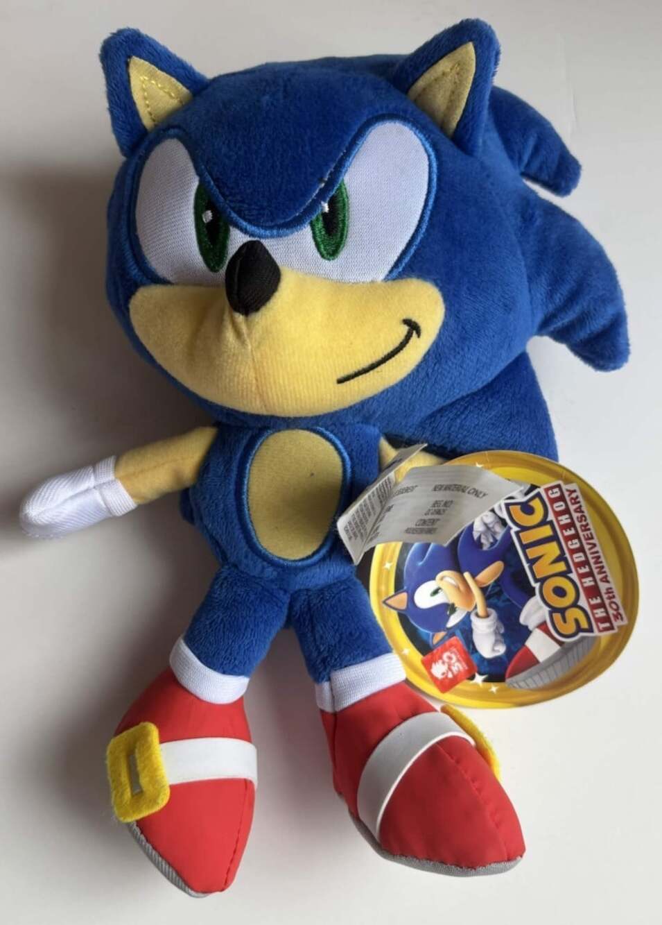 Sonic the Hedgehog 30th Anniversary Sonic Plush 9 Inch Jakks Sega 2021